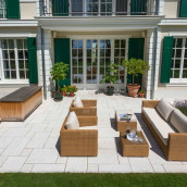 Levante Crema feinrau Terrasse