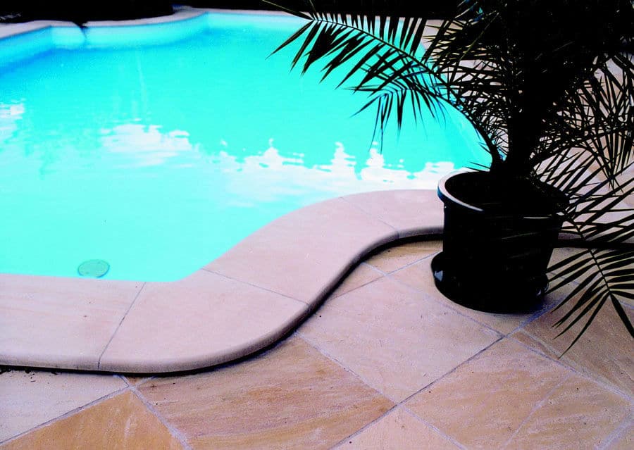 Beckenrandsteine Sandstein Pool