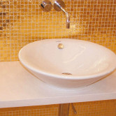 Goldmosaik Badezimmer