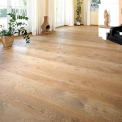 Schlossdielen Eiche Wohnzimmer