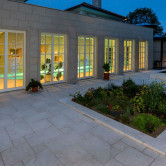 Villa Natursteinfassade
