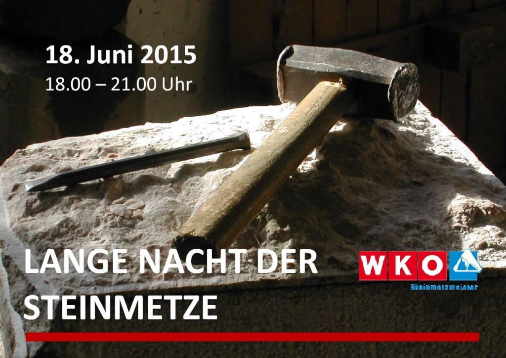 Lange Nacht der Steinmetze 2015 bei SCHUBERT STONE