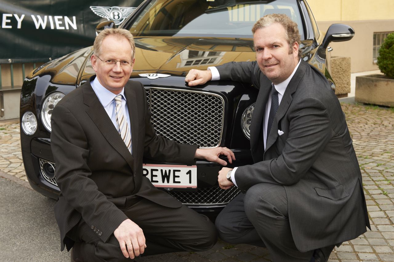 Bentley Präsentation bei Schubert Stone in Wien