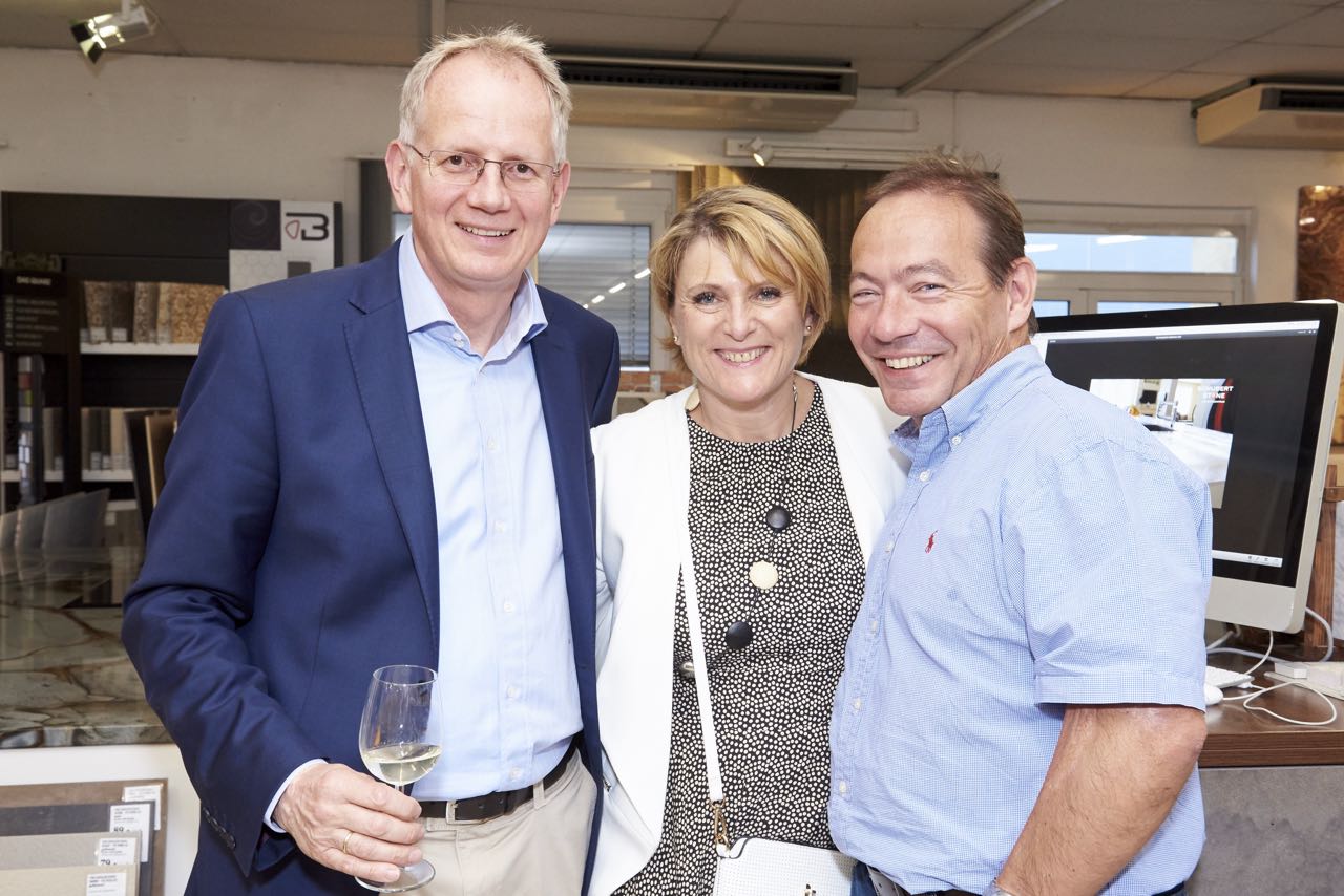 Thomas Schubert, Gabi Bittner, Martin Bittner bei schubertstone
