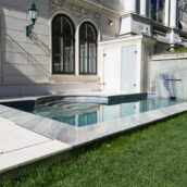 Naturstein Poolbeckenrand in Wien