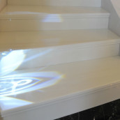 Treppe verlegt mit Naturstein
