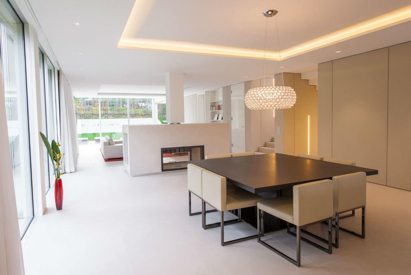 Technostein modernes Haus Esszimmer