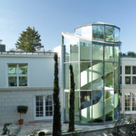 Fassade mit Kalkstein gestockt