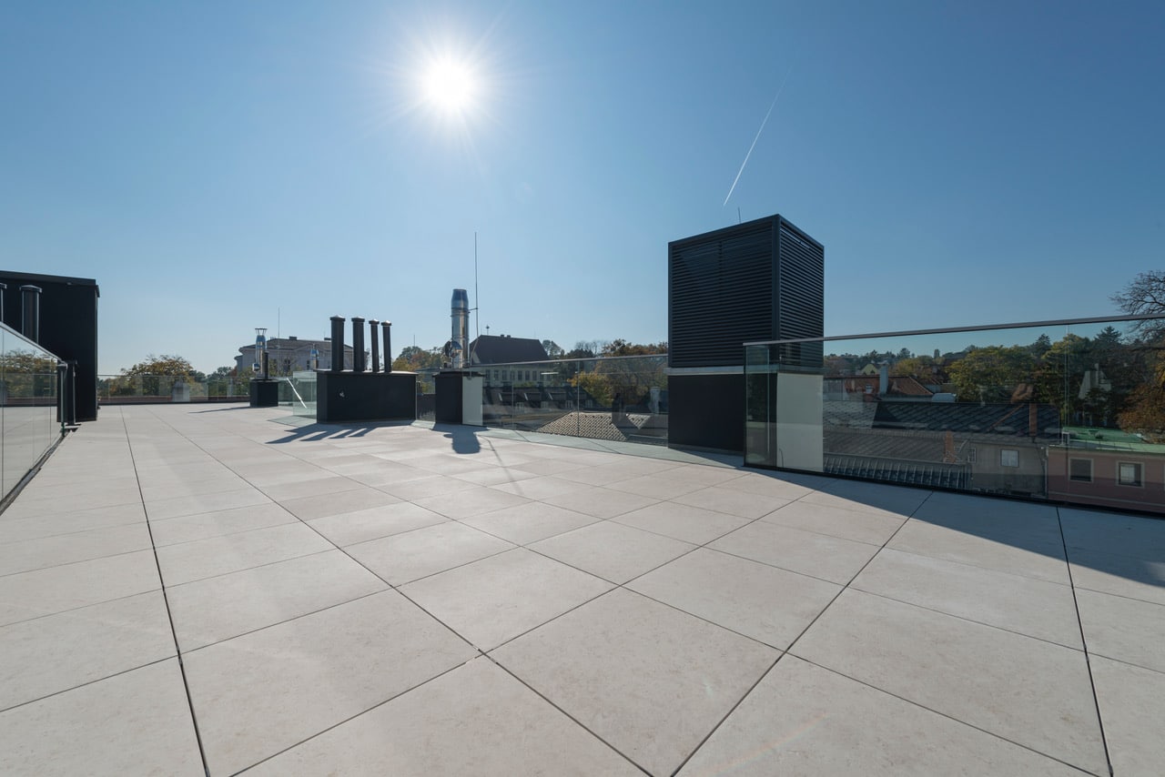 Dachterrasse mit 2cm Technostein – 05