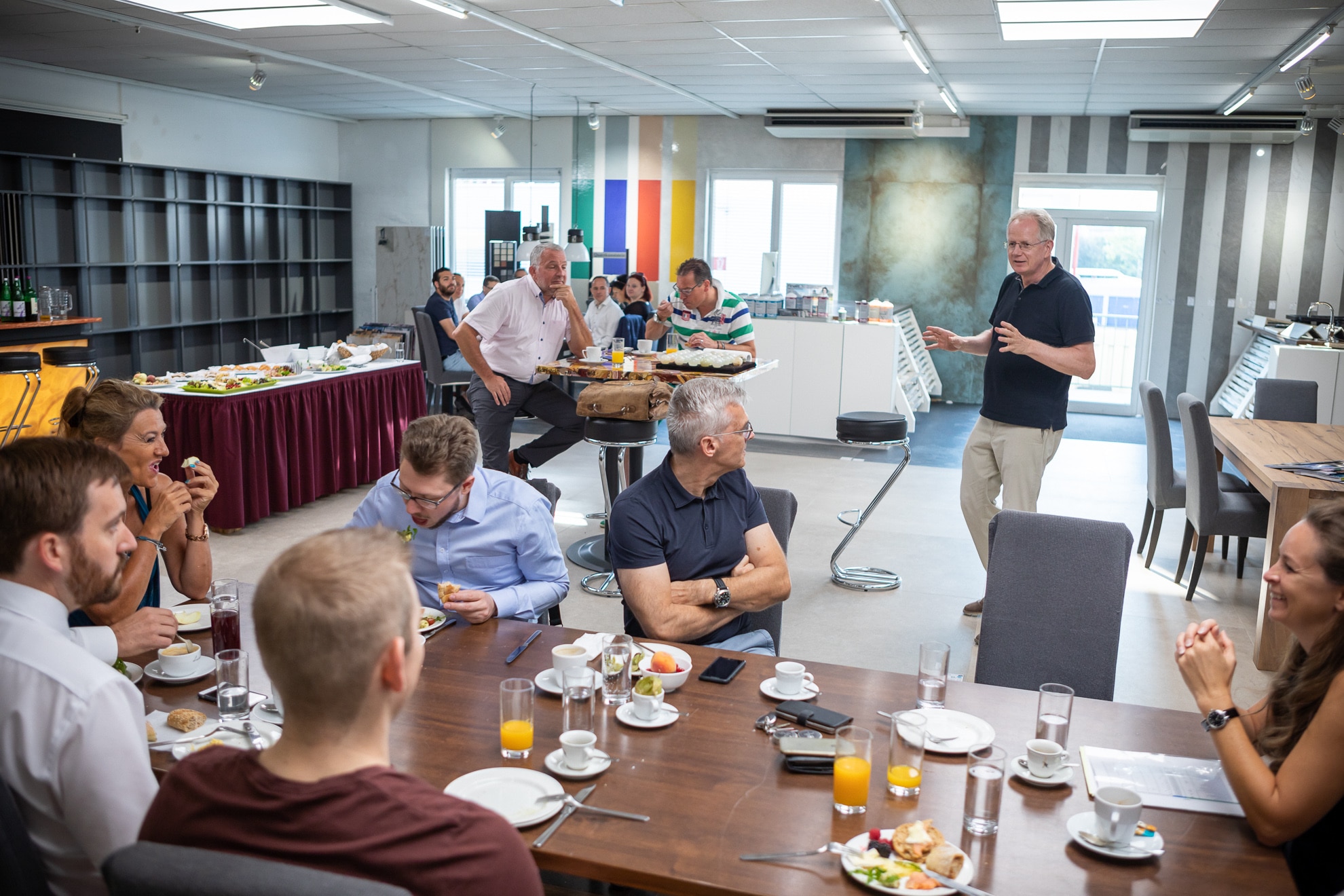 Business-Frühstück mit Vortrag im Steinzentrum Wien