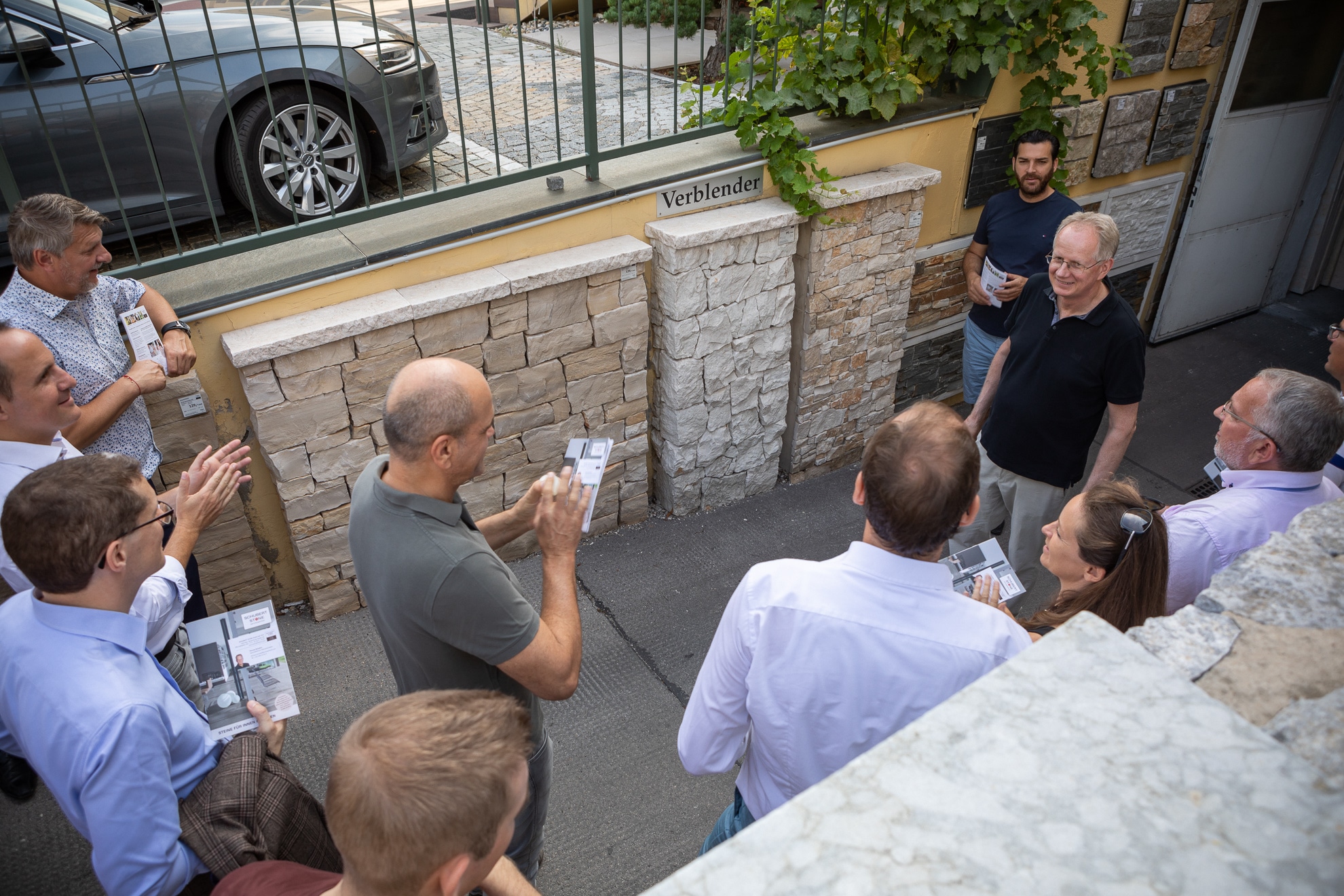 Business-Frühstück in der Terrassen-Ausstellung in Wien - SCHUBERT STONE