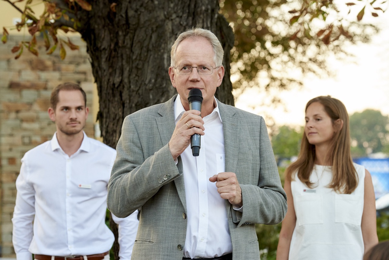 Thomas Schubert Moderation im Steinzentrum Wien